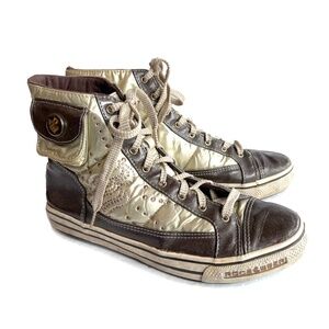 Rare Vintage ROCAWEAR Womans Skateboard Street High Top Sneakers